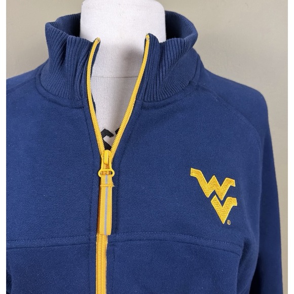 Nike Jackets & Blazers - VINTAGE Y2K NIKE TEAM WVU WEST VIRGINIA FULL ZIP SWEATSHIRT FLEECE WOMENS M NWOT